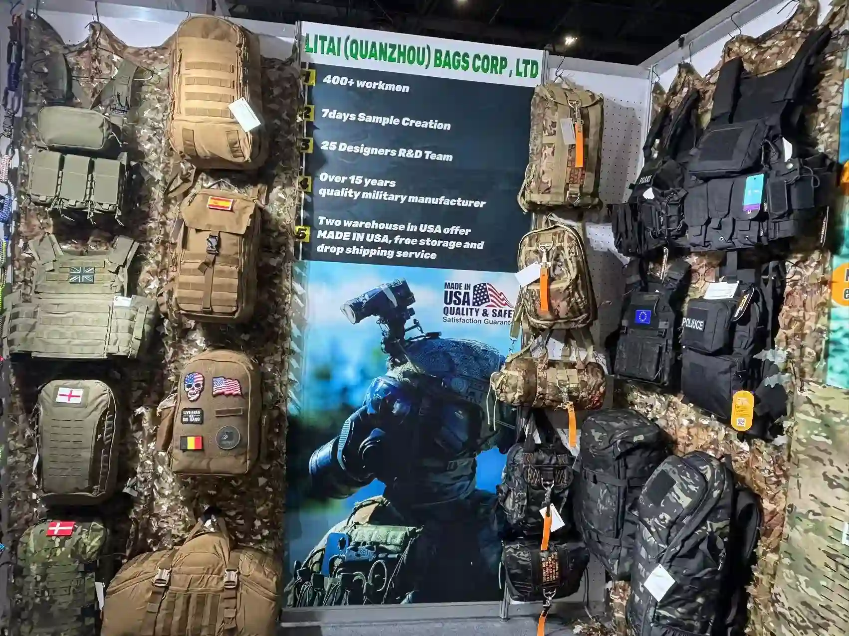 tactical gear supplier in China