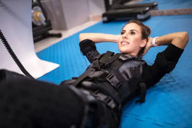 séance d'entraînement avec une plaque de support