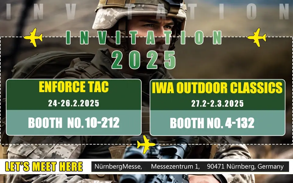 Приглашение на ENFORCE TAC 2025 и IWA Outdoor Classics 2025