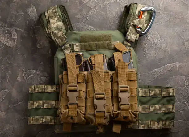 Military body armor. army bulletproof vest