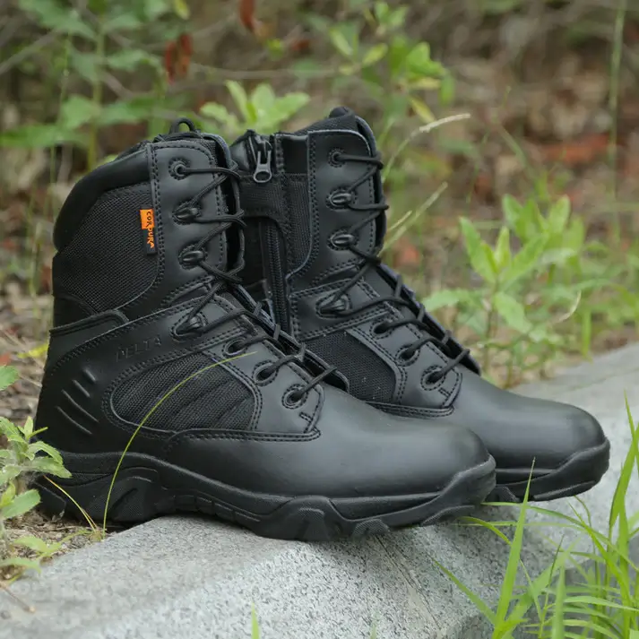 men's tactical boots black