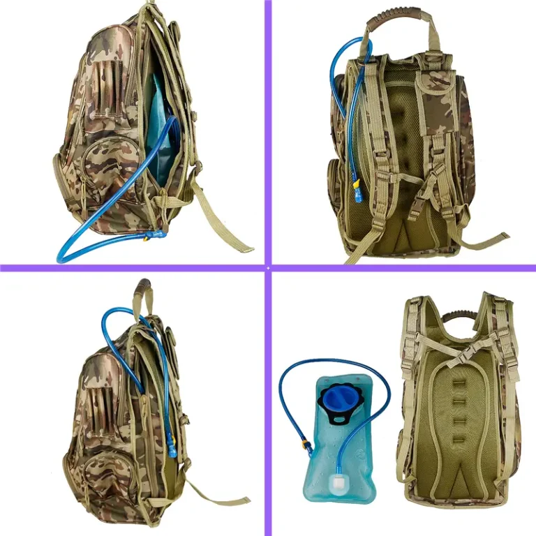 tactical backpack with hydration bladder compartment