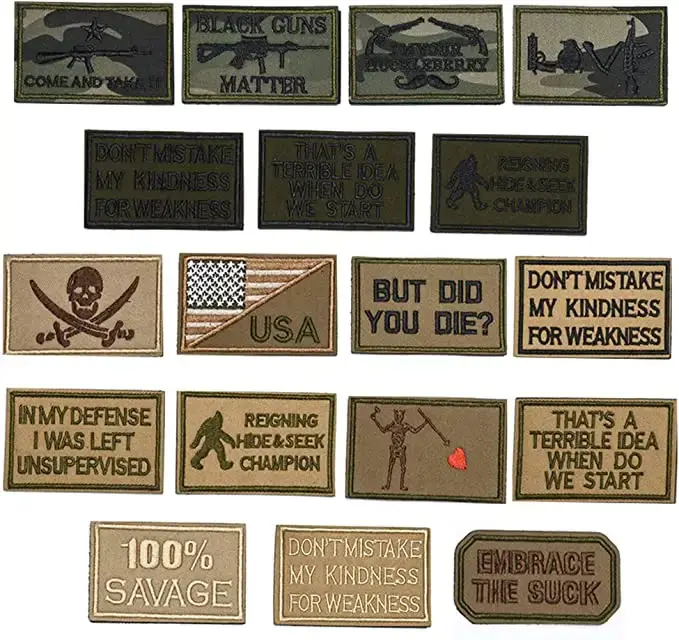 morale patches velcro