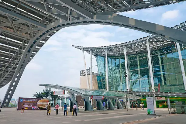 GUANGZHOU, CHINA - CHINA IMPORT AND EXPORT FAIR COMPLEX in Guangzhou. This is the world's largest convention and exhibition center,An area of 713,000 square meters.