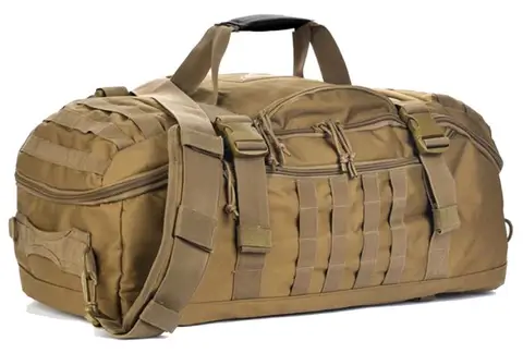 coyote brown large tactical duffle bag